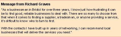 Message from Richard Graves